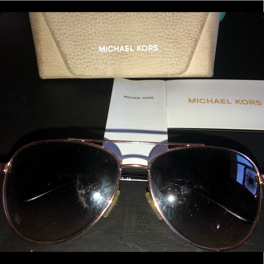 Michael Kors rose gold and black glasses - Picture 4 of 5
